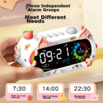 Cat Prince Cat Prince Children's Alarm Clock Visual Timer Time Manager Children's Learning Alarm Clock Student Special Get-up Artifact Timer Countdown Reminder - Image 3