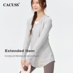CACUSS sun protection clothing women's slim mid-length sun protection clothing anti-ultraviolet ice silk cool outdoor sports skin clothing jacket - Image 2