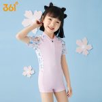 ASK JUNIOR waterproof children's girls pants spring outdoor sports leggings pants big children wear-resistant overalls gray pink 150 - Image 11