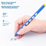 Deli thick head refillable ink marker oily big head logistics express office marker red 10 pieces/box S552 - Image 3