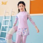 361° children's quick-drying bath towel cape with hood girls absorbent bath towel beach towel swimming bathrobe - Image 3