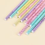 Zhonghua Zhongjiao HB student pencil, small fresh office children's pencil, candy color pencil, 48 pieces in a barrel, Children's Day gift 6709 - Image 6