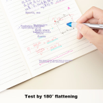 Morning Light (M&G) stationery A5/40 sheets wireless binding soft copy notebook work notebook stationery office supplies APYJQ550 10 books - Image 3
