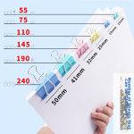 Deli [Super Hot Sale] A4/60 Page Data Booklet File Loose-leaf Storage Book Insert Pocket File Folder Student Test Paper Subject Storage Bag Office File Protection 5106 - Image 6