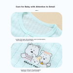 babylove newborn baby jumpsuit newborn baby pure cotton clothes spring polka dot baby monk clothes - Image 9