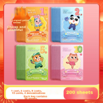 Yuhe Reward Points Card Primary School Student Cartoon Creative Praise Card Children's Paper Thickened Learning Incentive Points Card 4 Types 200 Sheets 6193
