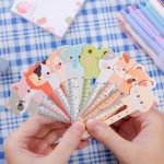 Yuhe cartoon ruler bookmark clip paper with scale 30 pieces cute animal student reward creative gift 4241 - Image 5