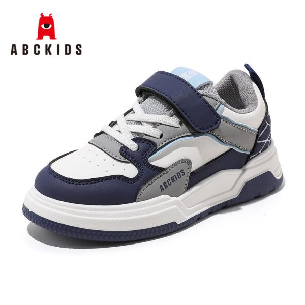 ABC KIDS children's shoes boys and girls sneakers spring and autumn breathable Velcro children's sports shoes 3668PY beige blue gray 29 size