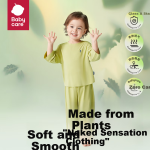 Babycare children's pajamas, thin baby home clothes set [Spring and Summer] Bota light pink 110