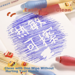 Jin Wannian Marker Pen 12mm Blue POP Poster Advertising Brush Color Marker Single Pack G-0929-002 - Image 4
