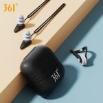 Dianshi pen Changxiang space capsule press neutral pen high value 0.5mm black bullet student exam pen space capsule brush pen [black rod blue ring] 1 pen 2 cores - Image 6