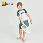 361° short-sleeved men's and women's t-shirts spring and summer couples pure cotton sports loose round neck casual printed tops 632523110-1 - Image 3