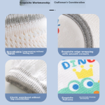 9i9 baby knee pads summer anti-fall crawling baby toddler elbow knee pads mesh 2 pairs A31 dinosaur - Image 7