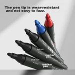 Deli (deli) simple press gel pen refill press signature pen refill 0.38mm full needle head black 20 pieces/box A880 - Image 4