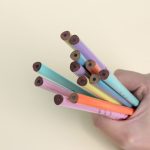 Zhonghua Zhongjiao HB student pencil, small fresh office children's pencil, candy color pencil, 48 pieces in a barrel, Children's Day gift 6709 - Image 7