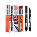 Jin Wannian whiteboard pen black mini small thin rod single head erasable easy to erase children's male and female special pen 20 pieces K-0603 - Image 8