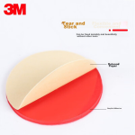 3M non-woven translucent cotton spring couplets high temperature resistant 55236 double-sided tape 15mm long 50m thick 0.12mm - Image 2