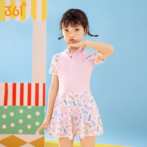 361° short-sleeved T-shirt women's spring and summer quick-drying clothes running fitness loose round neck sports casual wear 662524109-1
