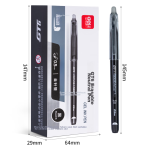Deli S01 neutral pen signature pen 0.5mm bullet classic office press pen water pen S01 upgraded large capacity long battery life blue 12 pieces/box 33388S - Image 3
