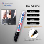 Shachihata Artline Office Student Paint Pen Marker Pen Recording Signature Pen Big Head Pen Round Head 2.3mm Black EK-400XF