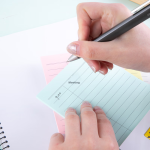 Deil 12 books 480 pages horizontal line sticky notes color notes / sticky notes / self-adhesive message pad (102*152mm) office supplies 21527 - Image 5