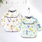 9i9 baby eating overalls summer sleeveless waterproof children's bibs eating anti-dirty clothes apron can be disassembled and used A69 duck - Image 3