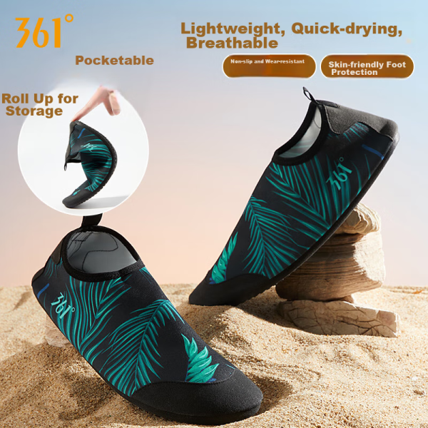 361° beach shoes men's swimming shoes outdoor river tracing shoes anti-slip and anti-puncture adult barefoot diving shoes wading shoes