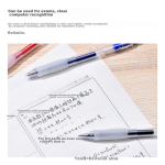 [Essential for school] Ujia English book thickened notebook for junior and senior high school students 16k English word book four-line three-grid homework book gray blue b5 - Image 6