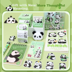 Youth companion [stationery gift pack] Panda souvenir learning stationery gift box set high value Children's Day birthday gift primary school student reward supplies start of school graduation kindergarten - Image 5