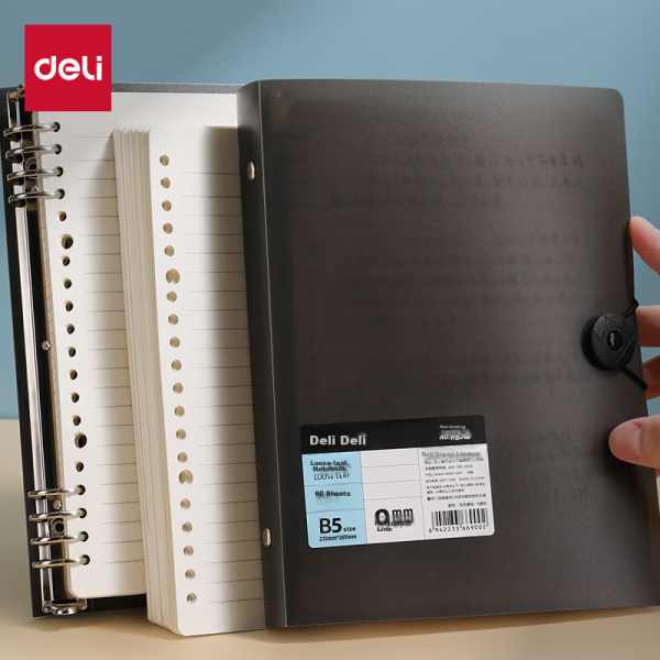Deli B5 English book stitching book wrong question book homework book primary school exercise book 3 books FB556-3