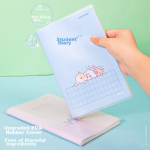 Qi Xin (COMIX) 10 a4 Velcro file box 55mm file box plastic data box voucher file storage box office supplies accounting supplies blue EA1002-10 - Image 6