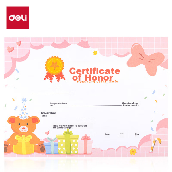 Deli 10 A5/60 sheets kraft paper notebook wireless glue soft copy / notepad / diary work stationery office supplies 7637