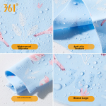 361° swimming cap for women silicone printed swimming cap for adults waterproof ear protection comfortable long hair enlarged professional training swimming cap - Image 3