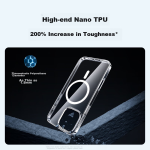 ANKER Anker transparent case suitable for iPhone16 magnetic Magsafe charging anti-fall ultra-thin high-end simple protective cover for men and women - Image 3