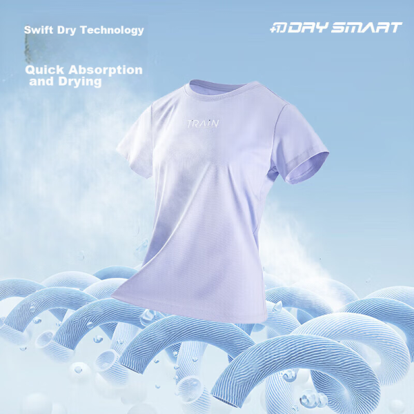 361° short-sleeved T-shirt women's spring and summer quick-drying clothes lapel polo shirt sports running training tops 662524105-1