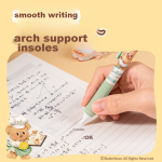 Deli student notebook wireless binding 40 sheets of paper butter bear exercise book diary A5 notepad cute book HY201 - Image 6