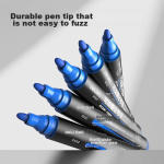 Jin Wannian oily long-head marker pen multi-purpose furniture bathroom tile punching line deep long-mouth marker pen black 10 G-09912-001 - Image 4