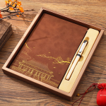 [Low price on the whole network] Faramon retro password book with lock creative diary simple notebook A5 thick hand account book notebook student stationery notepad black - Image 3