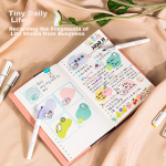 Deli (deli) A5 soft coil book Zhenjian white simple style grid book 80 sheets middle school students postgraduate entrance examination notebook book LPA580 - Image 4