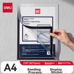 Deli [cost-effective box packing tape] high quality and transparent sealing tape packing tape 60mm*100y*45um (91.4m/roll) 24 rolls/box 33301
