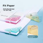 M&G [Super Hot Sale] Stationery 1#50mm 12pcs/can Colored Long Tail Clip Large Metal Ticket Clip Economic Office Dovetail Clip ABS916J1 - Image 4