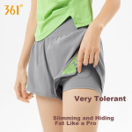 361° sports fitness yoga pants women's summer thin fake two-piece breathable outdoor cycling running shorts - Image 5
