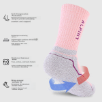 ALPINT MOUNTAIN Elmont outdoor hiking socks men's professional mountaineering socks CoolMax socks high tube quick-drying breathable sports socks - Image 5