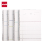 Deli (deli) 4 books 32K72 Zhang Wen Cangqiong series student rubber sleeve set soft copy notebook diary notebook stationery school essential T3272 - Image 3
