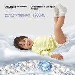 BABYSHEEP Medical Grade Angel Platinum Silk Pull-Up Pants Ultra-Thin Breathable Diapers 4XL Size 52 Pieces - Image 2