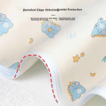 Babycare newborn baby four seasons universal spring and summer belly protection nightgown camellia home split leg sleeping bag Chunchen Pastoral 110 code