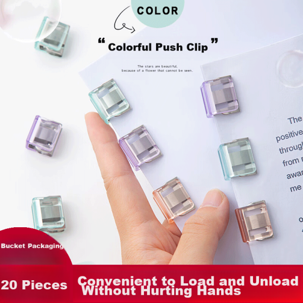 [Super hot item] Deli loose-leaf binding buckle color plastic loose-leaf ring book ring photo album loose-leaf ring card ring key opening ring loose-leaf book buckle 15mm 50 pieces mixed TA864