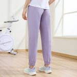 361° sports pants women's spring and summer casual straight pants running fitness ice silk sunscreen nine-point pants 662414703H-2 - Image 7