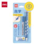 Deli Lianzhong Sanyuan exam quick-drying gel pen 0.5mm uncapped full needle carbon black student signature pen brush pen exam pen 12 pieces/box V70 - Image 3
