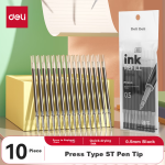 Deli 25K/120 sheets business notebook New Year gift retro leather thick notepad office supplies brown 22259 - Image 2